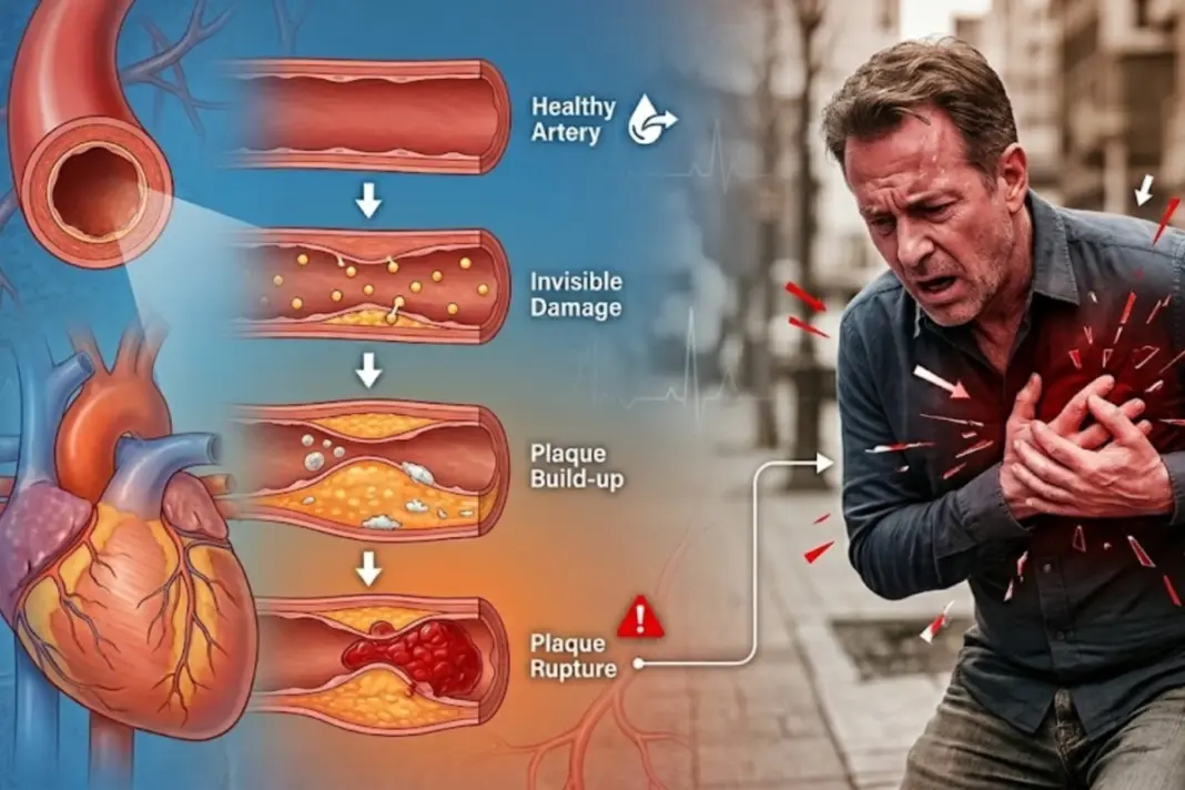 Cholesterol - How Plaques Slowly Block Arteries Before Heart Attack Hits Without Warning