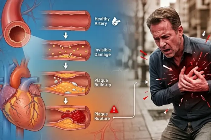 Cholesterol - How Plaques Slowly Block Arteries Before Heart Attack Hits Without Warning