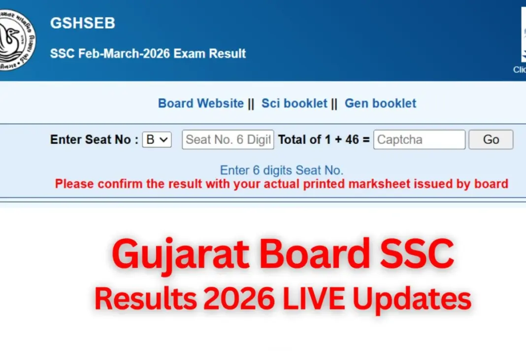 GSEB -SSC- Result- 2026