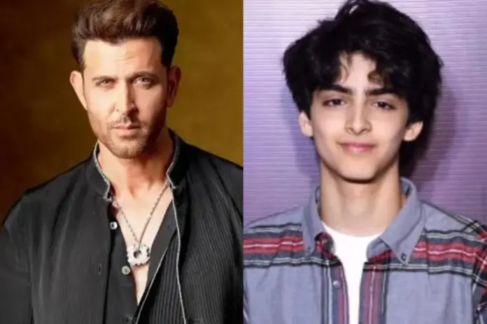 Hrithik Roshan and Hridaan Roshan