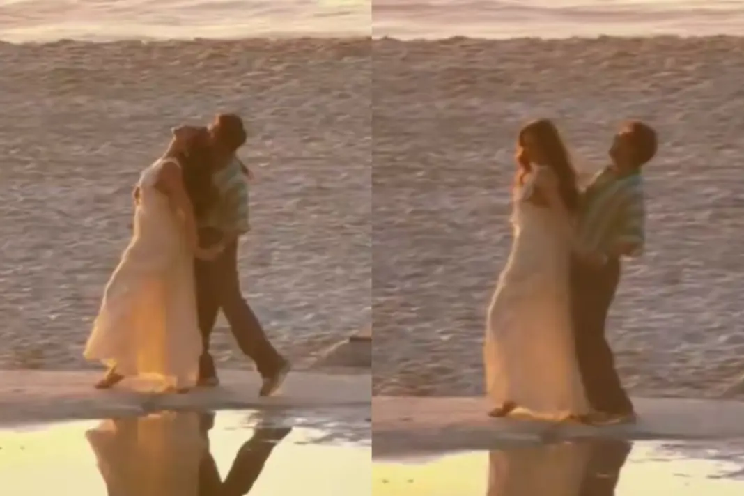 King Shah Rukh Khan Romances Deepika Padukone In Leaked Video