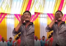 Viral Video: Mentally Challenged Man Attends Wedding Ceremony Uninvited, Sits With Guests, Eats, But What He Does Before Leaving Wins The Internet Viral- Video