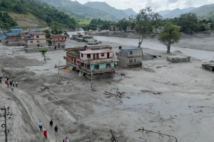 Nepal- Tibet- Flood