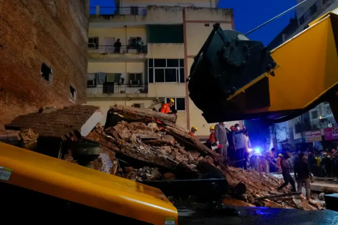 Satya -Niketan- Building- Collapse