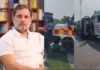 Rahul Gandhi Accident Raises Eyebrows! Convoy Cars Clash On Purvanchal Expressway, Several Injured Rahul- Gandhi